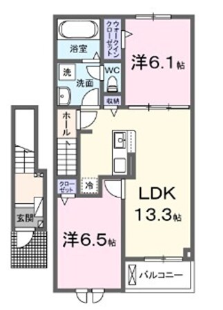 高速長田駅 徒歩7分 2階の物件間取画像